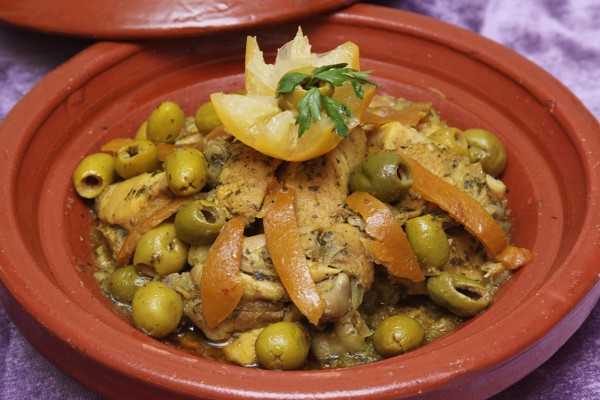 Tajine poulet-olives
